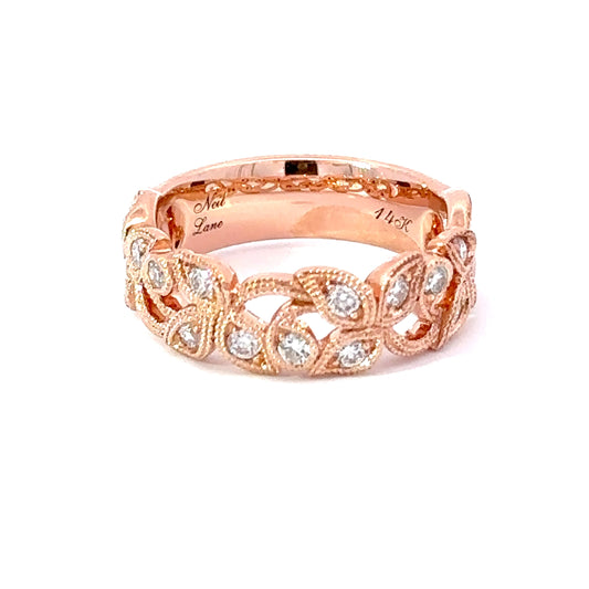 Rose Gold Neil Lane diamond ring