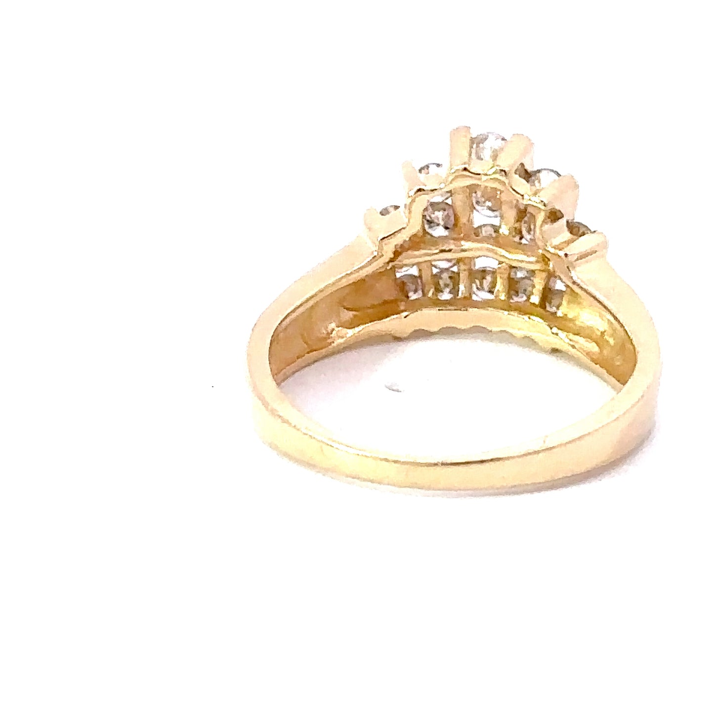 Diamond tiara/crown ring