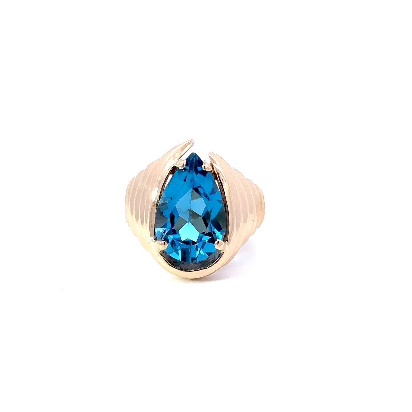 Genuine Blue Topaz ring