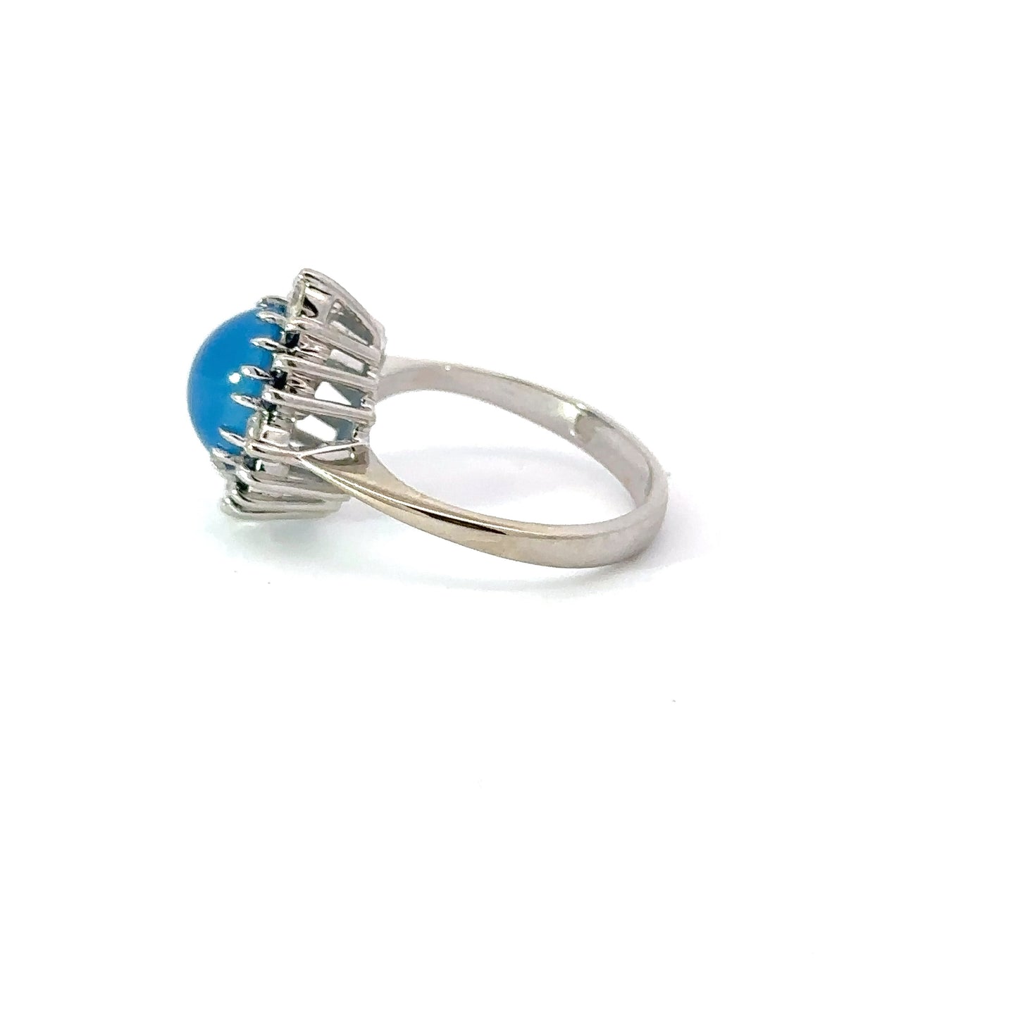 Ladies Blue Star Sapphire Ring