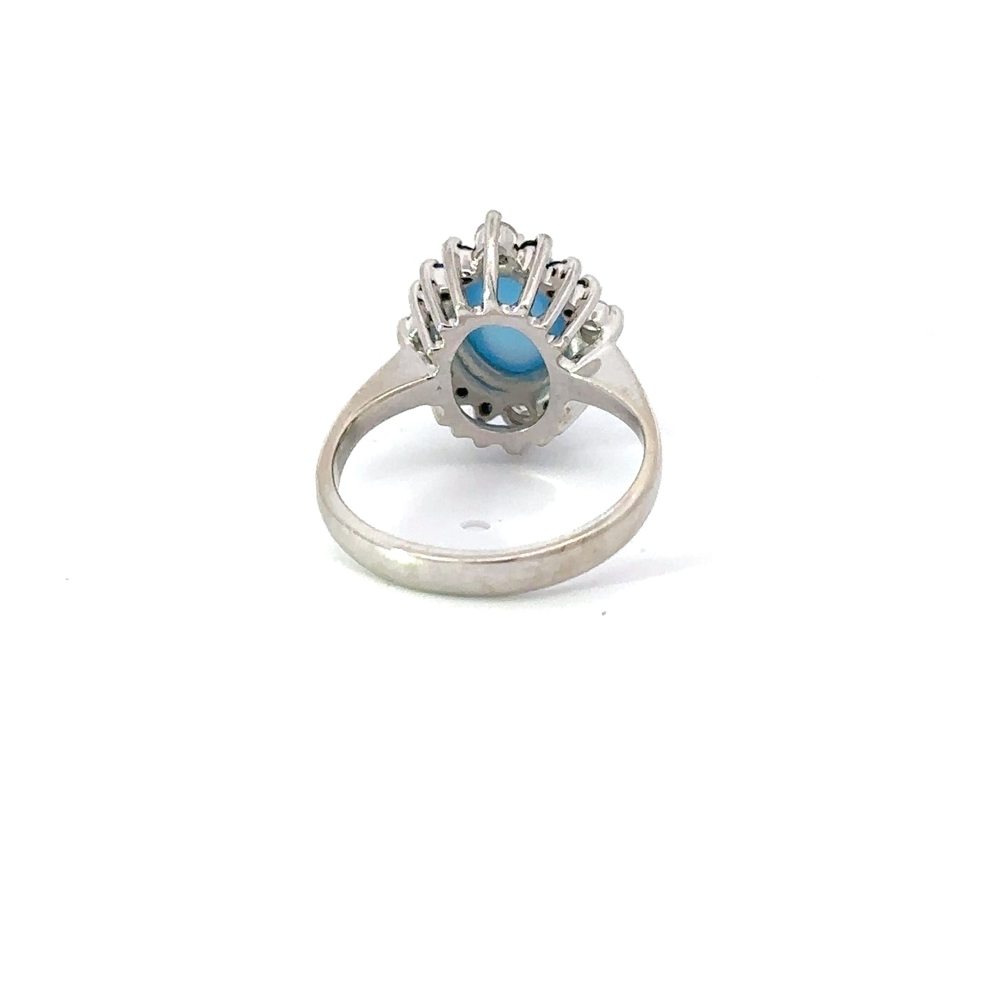 Ladies Blue Star Sapphire Ring