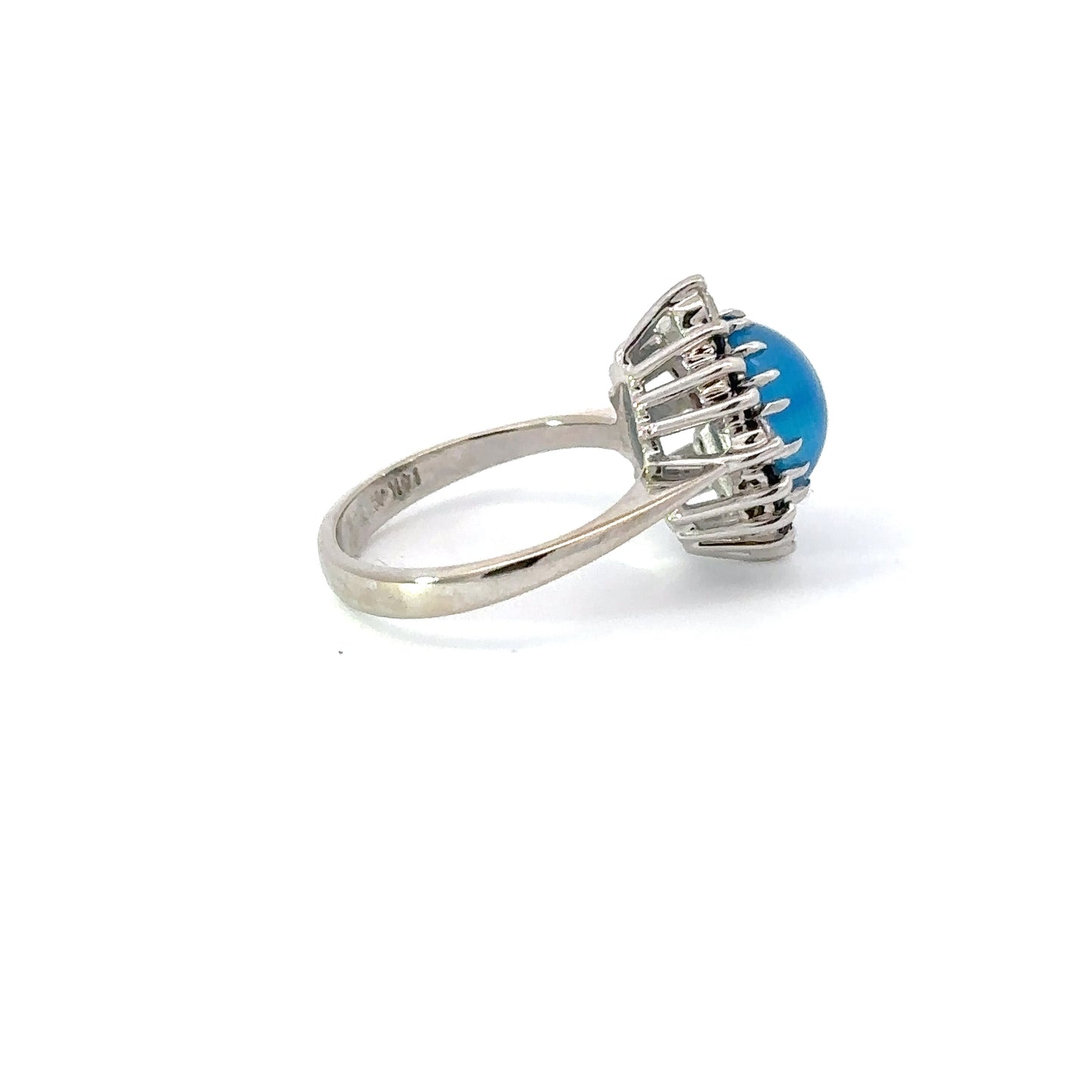 Ladies Blue Star Sapphire Ring